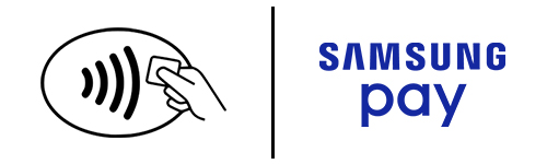 Use Samsing Pay® anywhere you see these symbols. Use Samsing Pay® anywhere you see these symbols.