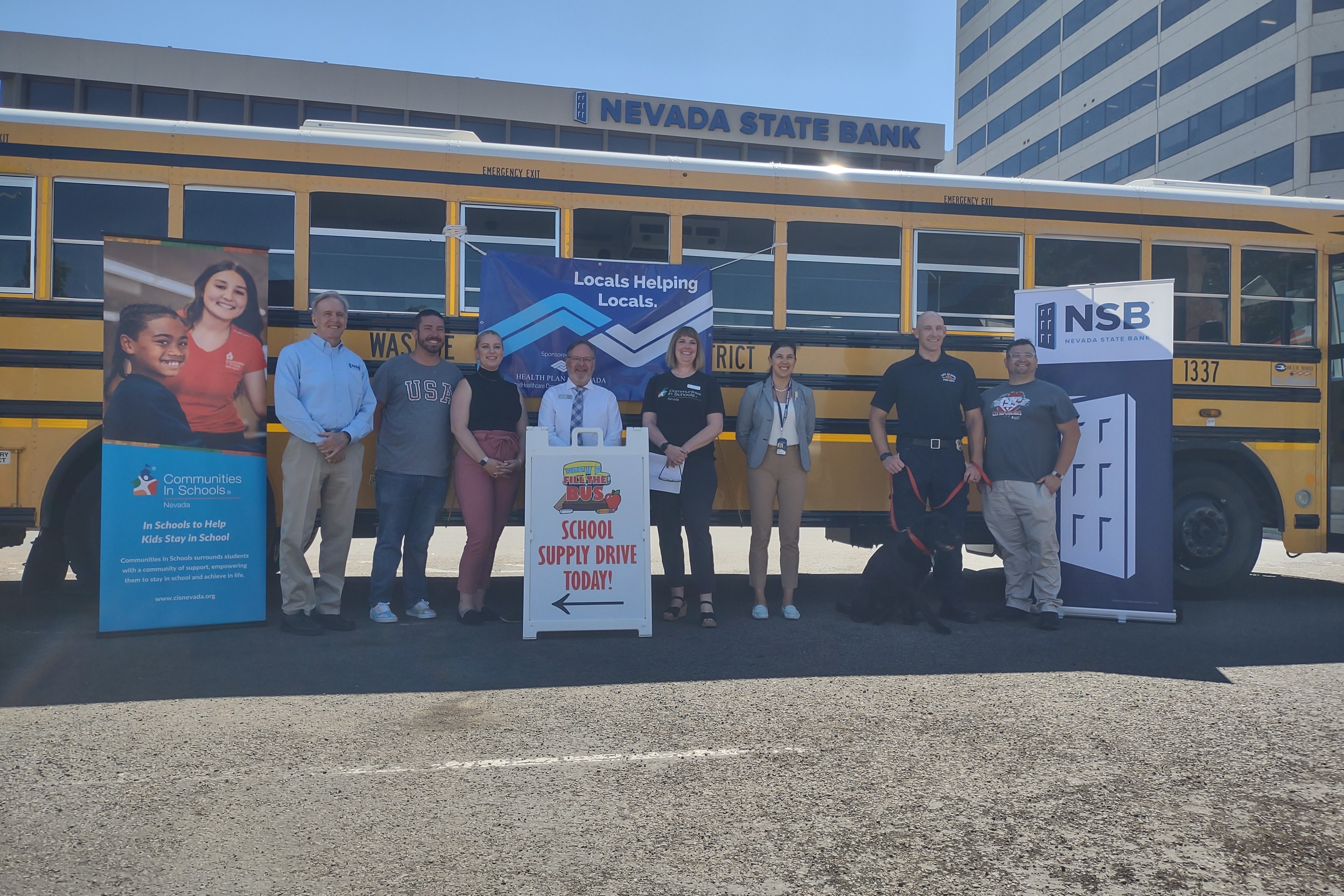 Filling the Bus for Communities in Schools