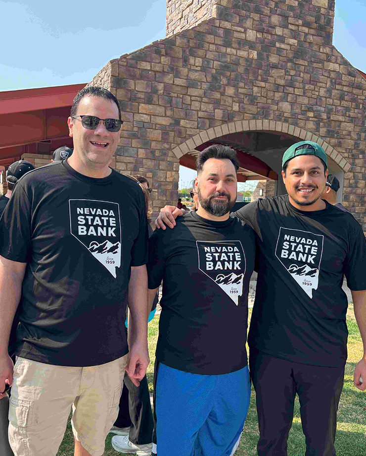 Trio of volunteers